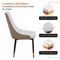 Leisuremod Allure Tufted PU Leather Side Dining Chair, Gold Accent Base AC52WBL - alternate 2