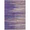 Homeroots 5' X 8' Purple Copper And Ivory Striped Washable Indoor Outdoor Area Rug 597284 - alternate 2
