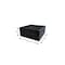 Homeroots 7in Black Wood Wall Mounted Floating Shelf With LED Light 399702 - alternate 3
