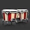 Pyle Pyle Hand Crafted Bongo Drums, 6.5 & 7.5 Inch, Pair, Wooden Construction, PBND10 PBND10 - alternate 2