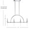 Jonathan Y Doris 41" 4-light Linear Metal/Crystal LED Pendant, Chrome JYL7401A - alternate 5