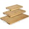 Megachef 3 Piece 9 Inch, 12 Inch, and 15 Inch Bamboo Wood Cutting Board Set with Juice Grooves 750123374M - alternate 4