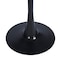 Homeroots 32" Black Wood Pedestal Base Round Top Dining Table 568200 - alternate 3