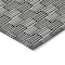 Homeroots 9' X 12' Black And Ivory Geometric Washable Indoor Outdoor Area Rug 594981 - alternate 3