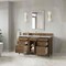 James Martin Vanities Brittany 60" Single Vanity, Pecan w/ 3 CM Carrara Marble Top 655-V60S-PCN-3CAR - alternate 4
