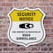 Signmission Security Notice Shield Sign This Propert, 12 Inch X 12 Inch, Plastic Sign SHI-P-12-461 - alternate 3