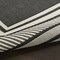 Homeroots 5' X 7' Black Geometric Indoor Outdoor Area Rug 572766 - alternate 4