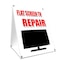 Signmission Flat Screen Tv Repair, 36 Inch x 24 Inch A-frame Yard Sign, Plastic Sign SBC-2436-Flat Screen Tv Repair - alternate 1