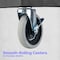 Luxor Tub Cart, (2) Shelves, L, High Density Polyethylene (Shelf), Polyvinyl Chloride (Leg), 2 Shelves TC21-B - alternate 5