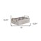 Homeroots 15" Gray And Brown Solid Wood Desk Organizer 399662 - alternate 4