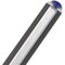 Uniball uniballTM Vision Rollerball Pen, 1 mm Broad Pen Point, Blue Ink, Black, Blue Barrel, 1 Dozen, 12PK 70129 - alternate 2