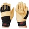Boss Job Master Aqua Armor Mens Large Black & Tan Leather Work Glove B81051-L - alternate 2