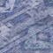 Homeroots 8' Navy Blue And Denim Blue Round Southwestern Washable Indoor Outdoor Area Rug 588710 - alternate 3