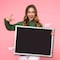 Flipside 18 x 24 Aluminum Framed Black Chalkboard 32210 - alternate 3