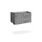 Homeroots 32" Gray Wood Freestanding Bathroom Vanity With White Sink And Two Drawers 627425 - alternate 1
