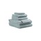 Homeroots Set of Six Sea Green Cotton Quick Dry Terry Cloth Towels, 6PK 700343 - alternate 1