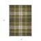 Homeroots 8' X 10' Olive Green Gold And Brown Plaid Washable Indoor Outdoor Area Rug 596354 - alternate 3