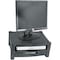 Kantek Two-Level Stand, w/Drawer, Black MS480 - alternate 2