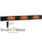 King Electric RK RADIANT HEATER 61 IN BLK, TRPL CARBON LAMP 208V 4500W W/ RF REMOTE RKX2045-RMTX-BLK - alternate 1