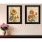 Homeroots Set Of Two Flowers 2 Black Framed Print Wall Art, 2PK 405663 - alternate 3