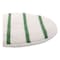 Rubbermaid Commercial Low Profile Scrub-Strip Carpet Bonnet, 19" Diameter, White/Green FGP26900WH00 - alternate 2