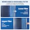 Edendirect 7800 BTU DOE 700 Sq Ft Portable Air Conditioner Cools and 1100W Heater with Remote in Blue ZR-KYR-35A1 - alternate 2