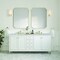 James Martin Vanities Chicago 72 in. Double Vanity, Glossy White, w/ 3 CM Victorian Silver Silestone Top 503-V72-GW-3VSL - alternate 2