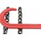Mytee Products Grade 80 V Bridle Chain, Tow Recovery G80 3/8in x 3ft Chain 7100# Lbs, Two 15in J-Hook, Cradle Grab Hook CH383V-15J-PLGH-G80 - alternate 3