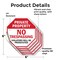 Signmission Private Property No Trespassing Vio, 6 inch X 6 inch, Vinyl Decal, 5PK OC-D-5PACK-6-167 - alternate 2
