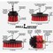 Drillbrush Patio & Garden Stiff Red Drill Brush, 4 Piece R-S-542O-QC-DB - alternate 2