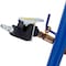 Wrightmaster 22 Ton Hydraulic Floor Jack, Air-Operated Axle Bottle Jack with 4 Extension Saddles & Wheels, Blue ZR-W46564162 - alternate 4