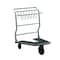 Suncast Commercial METAL LUGGAGE CART WITH RUBBER PLATFORM MLCNR600 - alternate 1