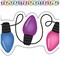 Teacher Created Resources Colorful Holiday Lights Die-Cut Border Trim, 35 Feet Per Pack, 6PK TCR6952 - alternate 2