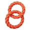 Infinity Dog Toy, 2-Ring, Thermoplastic Rubber, Orange ZD2059 69 - alternate 1