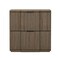 Manhattan Comfort Clive 22in Nightstand in Walnut and Black (2-Drawer) NS1560-6 - alternate 2