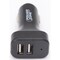 Powerzone Dual USB Car Charger, Black U12 - alternate 3
