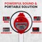 Pyle Pyle Lightweight 30-Watt Megaphone Bullhorn - Adjustable Volume, Built-in Siren, 800-Yard Range PMP30 - alternate 2