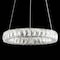 Jonathan Y Reese 15.7" Adjustable Integrated LED Metal/Crystal Pendant, Chrome/Clear JYL7218A - alternate 3