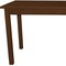 Homeroots 60" Raw Umber Solid Wood Dining Table 548914 - alternate 2