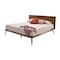 Homeroots Brown Wood King Bed Frame 486184 - alternate 1