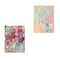 Homeroots Set Of Two Pastel Bouquets Maybe Shes a Wildflower White Framed Print Wall Art, 2PK 415798 - alternate 1