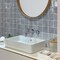 Apollo Tile Silken 3.94 in. x 3.94 in. Glossy Benjamin Moore Smoke Ceramic Square Wall Tile 6.46 sq.ft.case, PK60 CRE88MOO44A - alternate 3