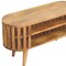 Homeroots 35in Brown Solid Wood Enclosed and Open Storage TV Stand 719191 - alternate 4