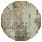 Homeroots 8' Pewter And Ivory Round Abstract Washable Indoor Outdoor Area Rug 616186 - alternate 5