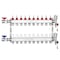 Vevor 10-Branch Radiant Heat Manifold 1/2 in PEX Tubing Floor Heating Manifold Set 7012-25-10-00-NPT - alternate 1