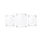Azar Displays Floating Acrylic Gallery Wall Frame Set, 1" Stand off, Rose-Gold, 3PK 105704-ROSE - alternate 1