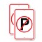Signmission No Parking Symbol, 18'' X 24'' 2 Signs, Heavy Gauge Aluminum, 2PK A-1824-2PACK-23655 - alternate 1