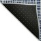 Homeroots 5' X 8' Navy Blue And Ivory Striped Washable Indoor Outdoor Area Rug 583445 - alternate 3