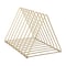 Martha Stewart Ryder Gold Metal 9 Slot Triangle Magazine File Holder, Desktop Organizer Sorter HH-OHD16-GLD-MS - alternate 1