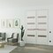 Sartodoors Hidden Double Doors White 84x96 (2* 42x96) Solid Core Modern Interior QUADRO4113DMF-WS-84x96-RH-O - alternate 1